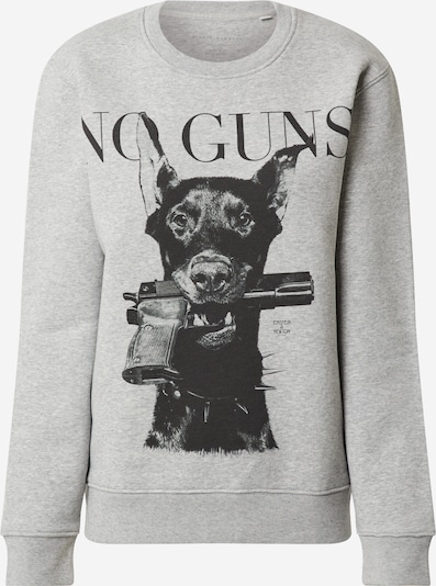 EINSTEIN & NEWTON Sweater majica 'Gun Dog' u siva melange / crna, Pregled proizvoda