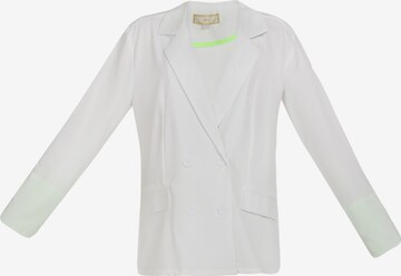 Blazer MYMO en blanc : devant