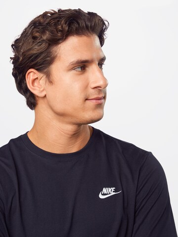 Nike Sportswear Shirt 'Club' in Schwarz