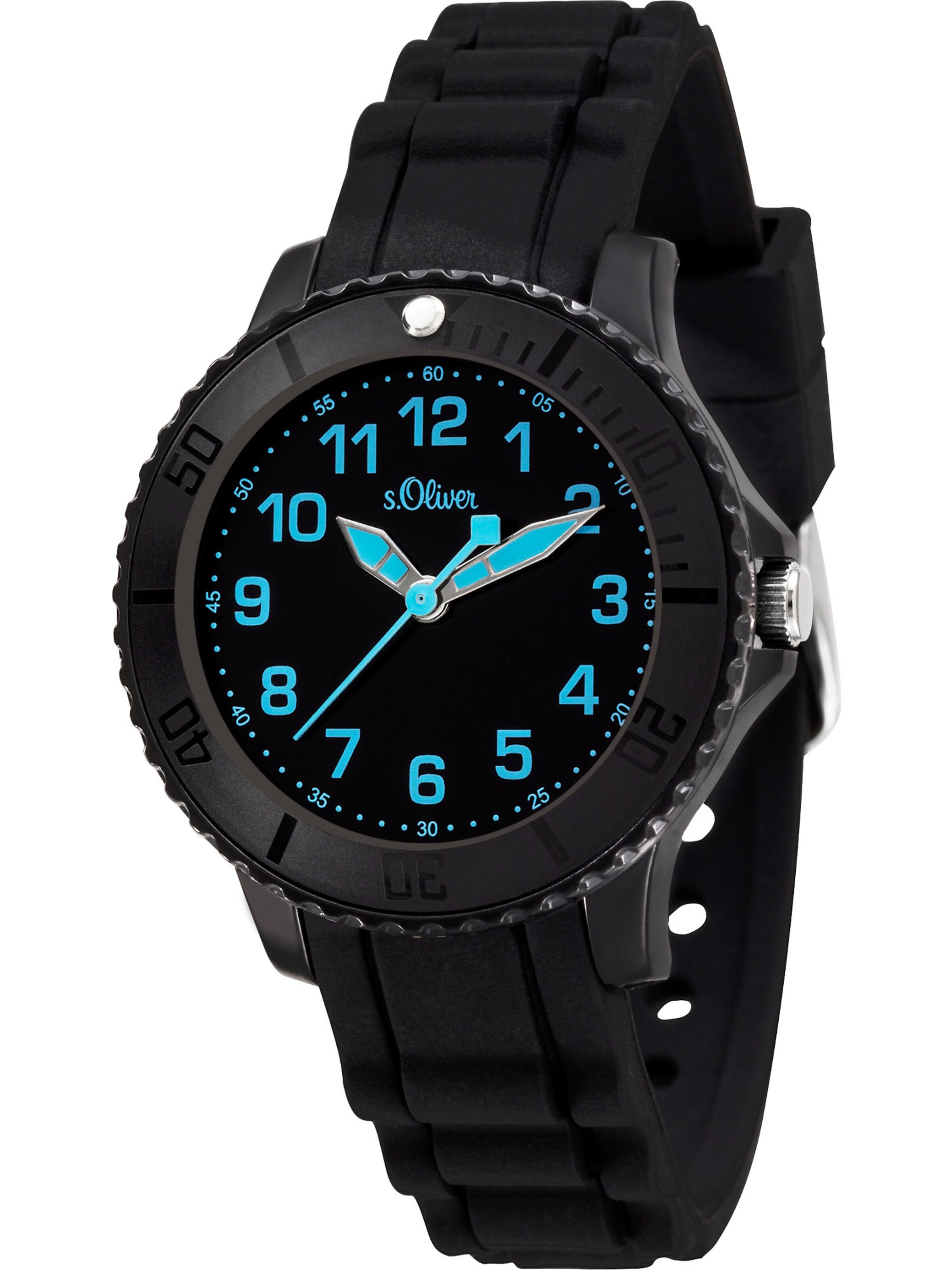 s.Oliver Watch in Black