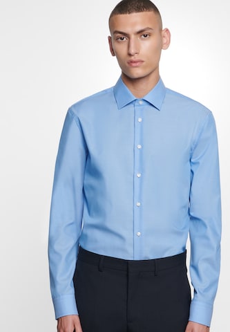 Coupe slim Chemise business SEIDENSTICKER en bleu