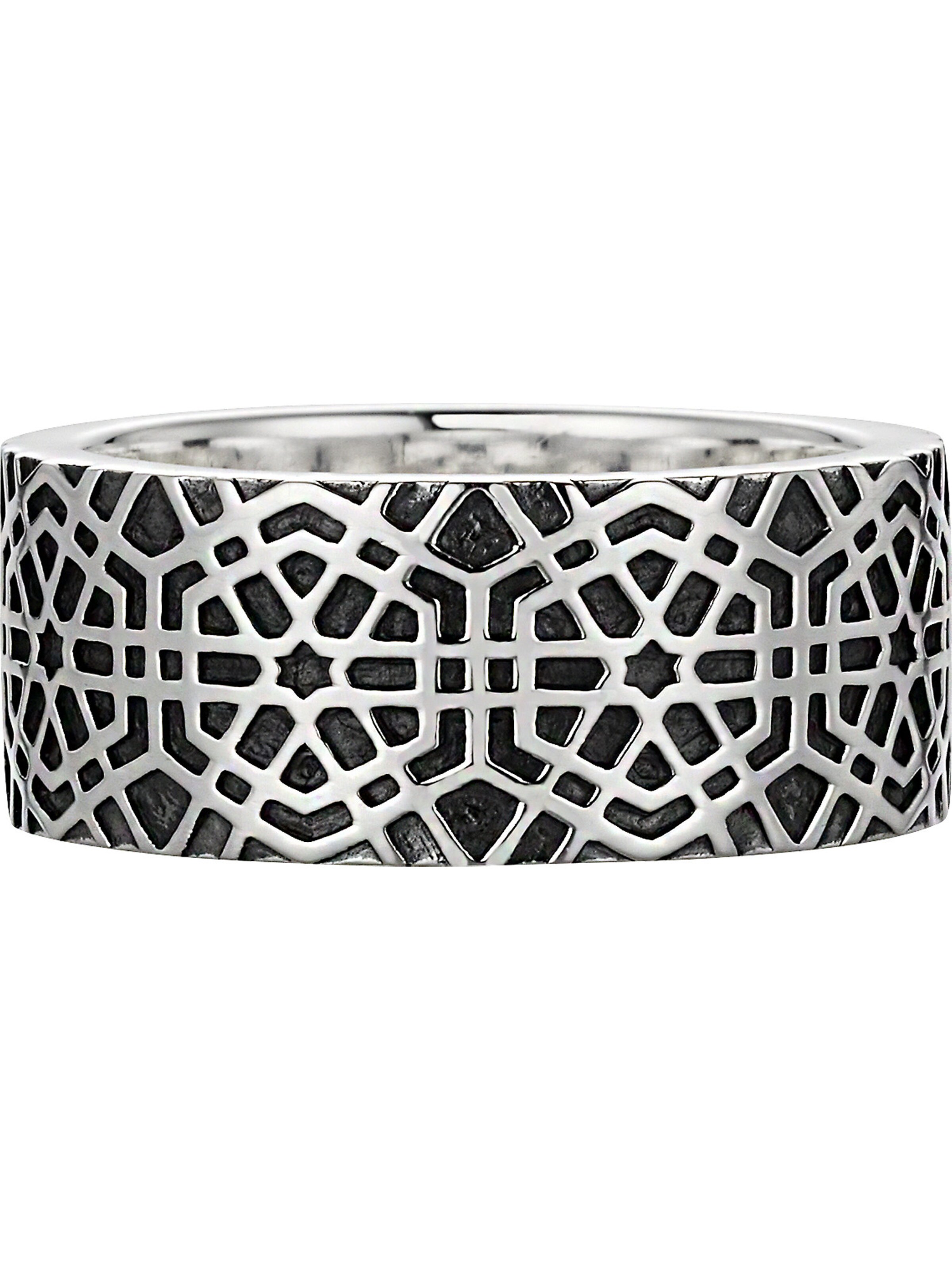 caï Ring in Silver: front