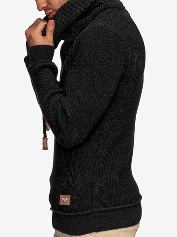INDICODE JEANS Sweater 'Keshawn' in Black