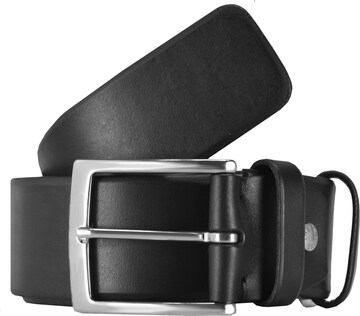 The Bridge Belt in Black: front