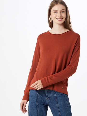 Pull-over MORE & MORE en rouge : devant