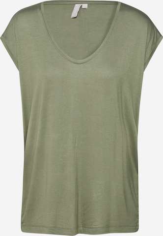 PIECES Shirt 'Billo' in Green: front