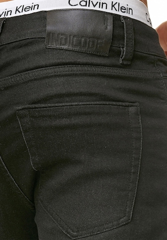 INDICODE JEANS Regular Shorts 'Lonar' in Schwarz