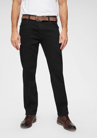 WRANGLER Regular Jeans 'Authentic Straight' in Black: front