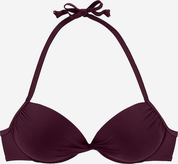 purpurinė LASCANA Bikinio viršutinė dalis 'Kati': priekis