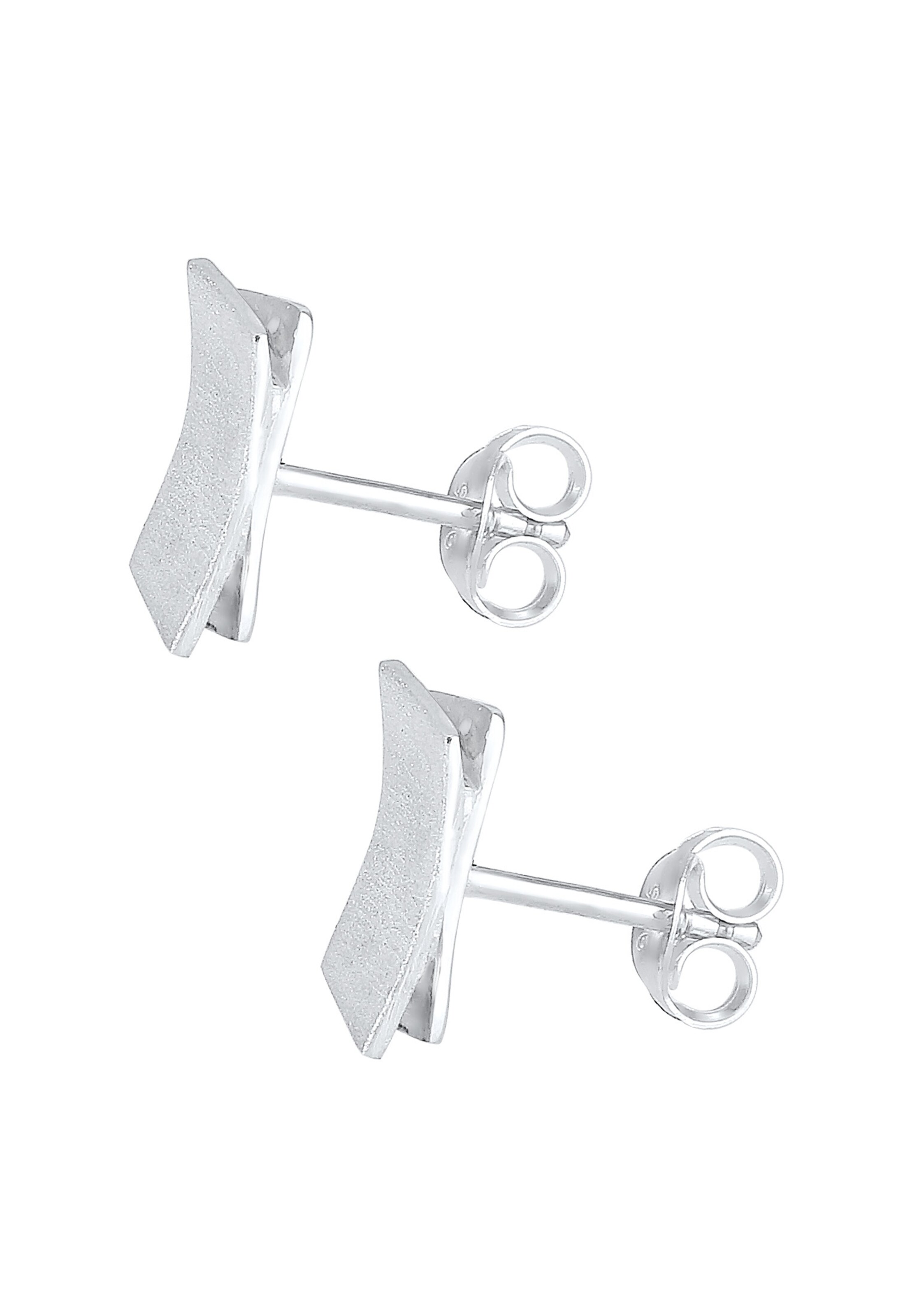 Nenalina Oorbellen 'Geo' in Zilver