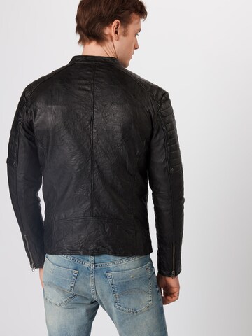 Veste mi-saison 'Richard' JACK & JONES en noir : derrière