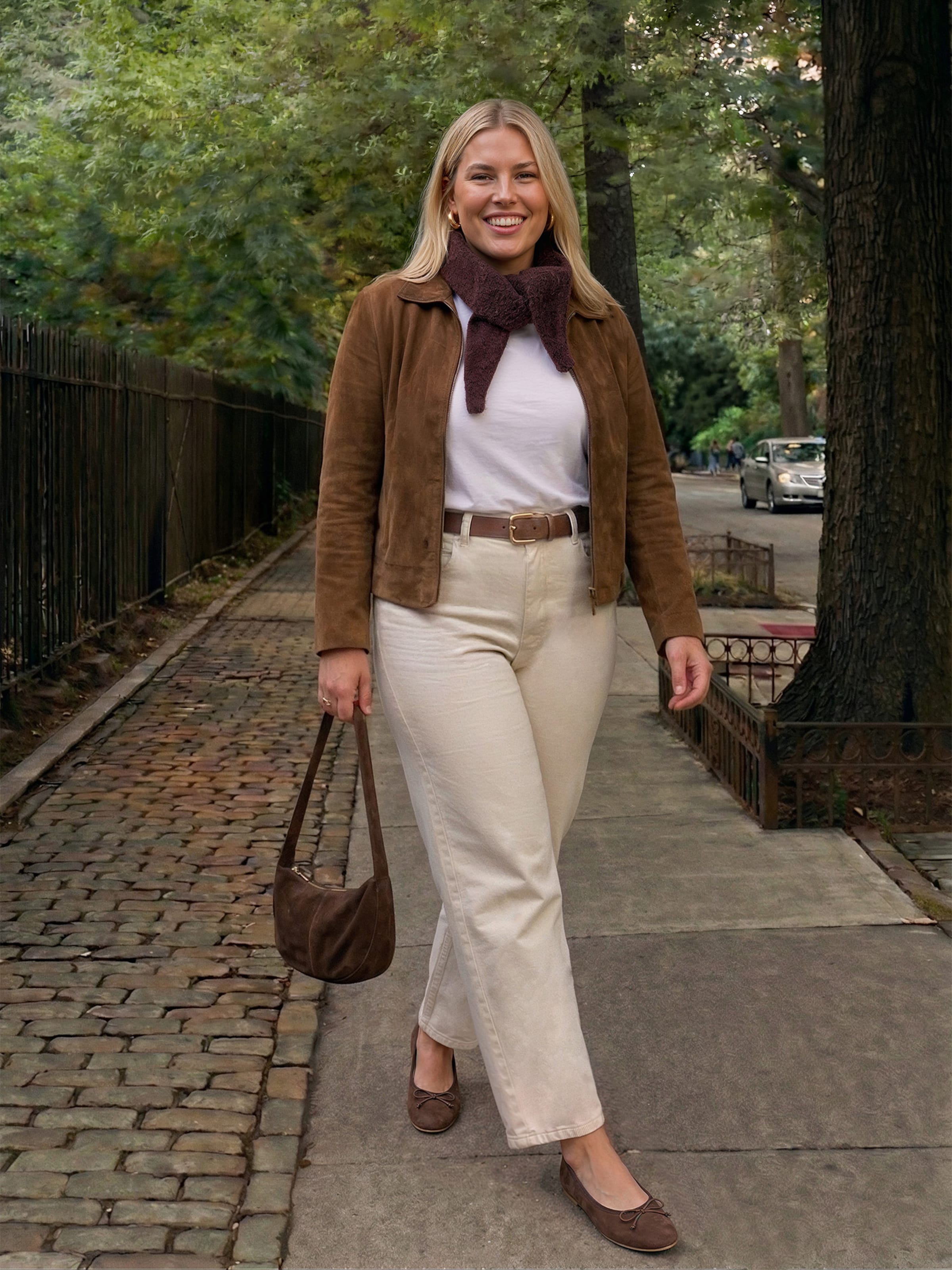 Kelly - Caramel Jacket Look