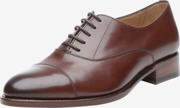 SHOEPASSION Lace-Up Shoes 'No. 1104' in Brown: front