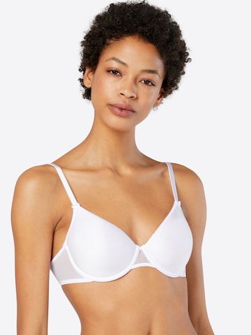 T-shirt Reggiseno 'Miss Joy' di PASSIONATA in bianco: frontale