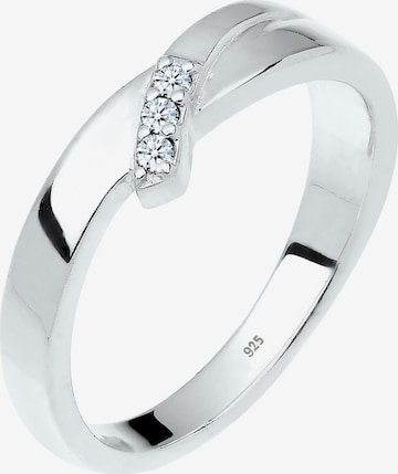 Elli DIAMONDS Ring in Silber: predná strana