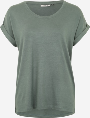 ONLY T-shirt 'Moster' i grön: framsida