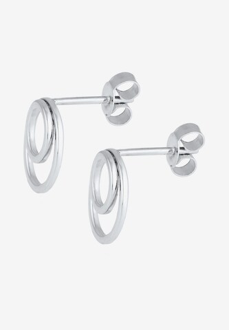 ELLI Earrings 'Kreis' in Silver
