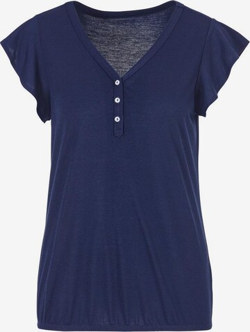 LASCANA Shirt in Blauw