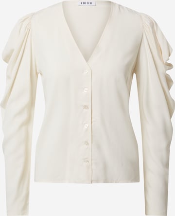 Camicia da donna 'Rosanna' di EDITED in beige: frontale