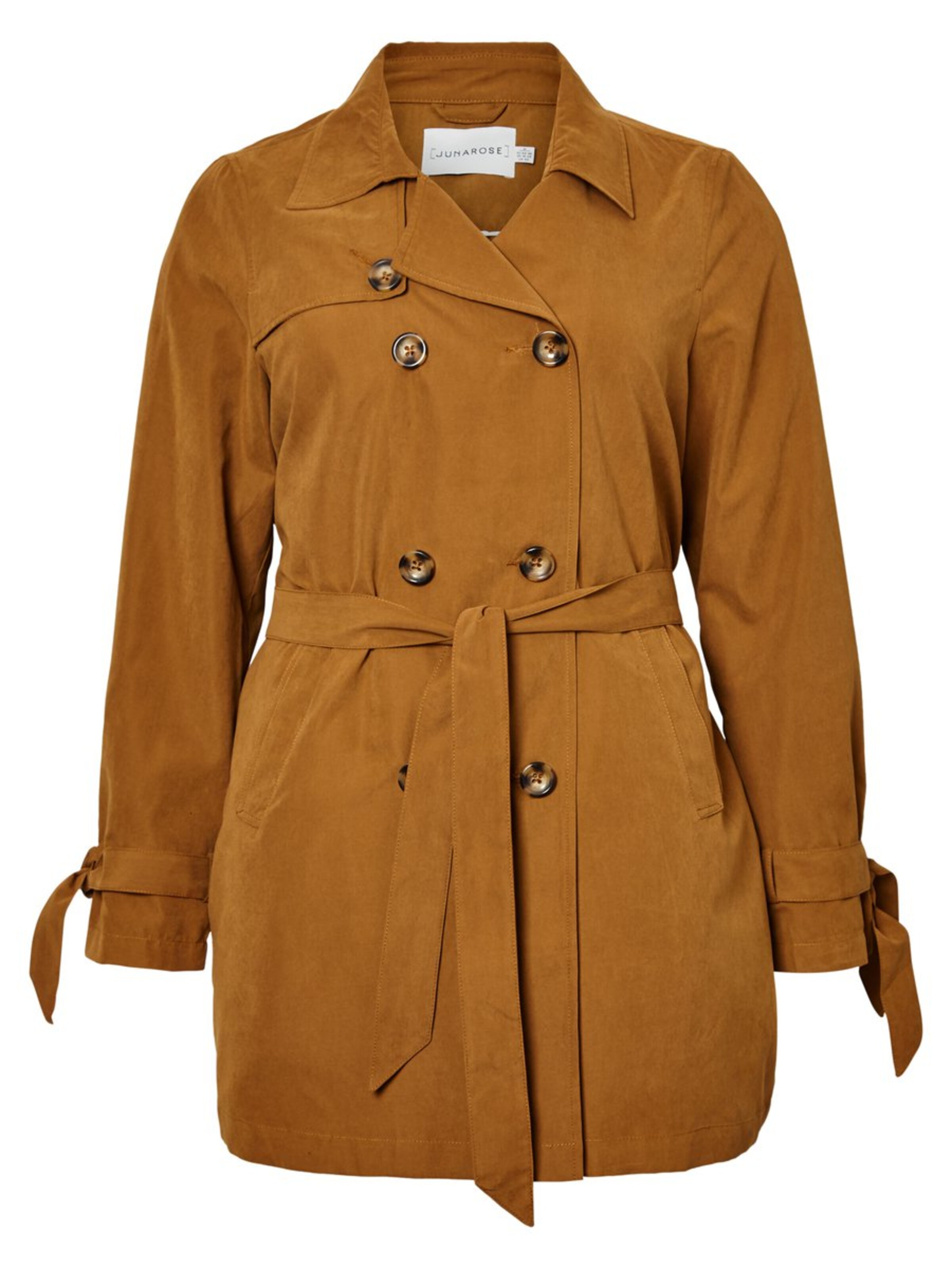 Junarose - Tussenmantel in de kleur Karamel