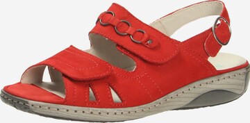 WALDLÄUFER Sandals in Red: front