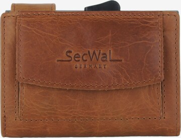 Portamonete di SecWal in marrone