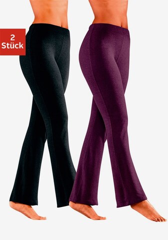 VIVANCE - Bootcut Leggings em roxo