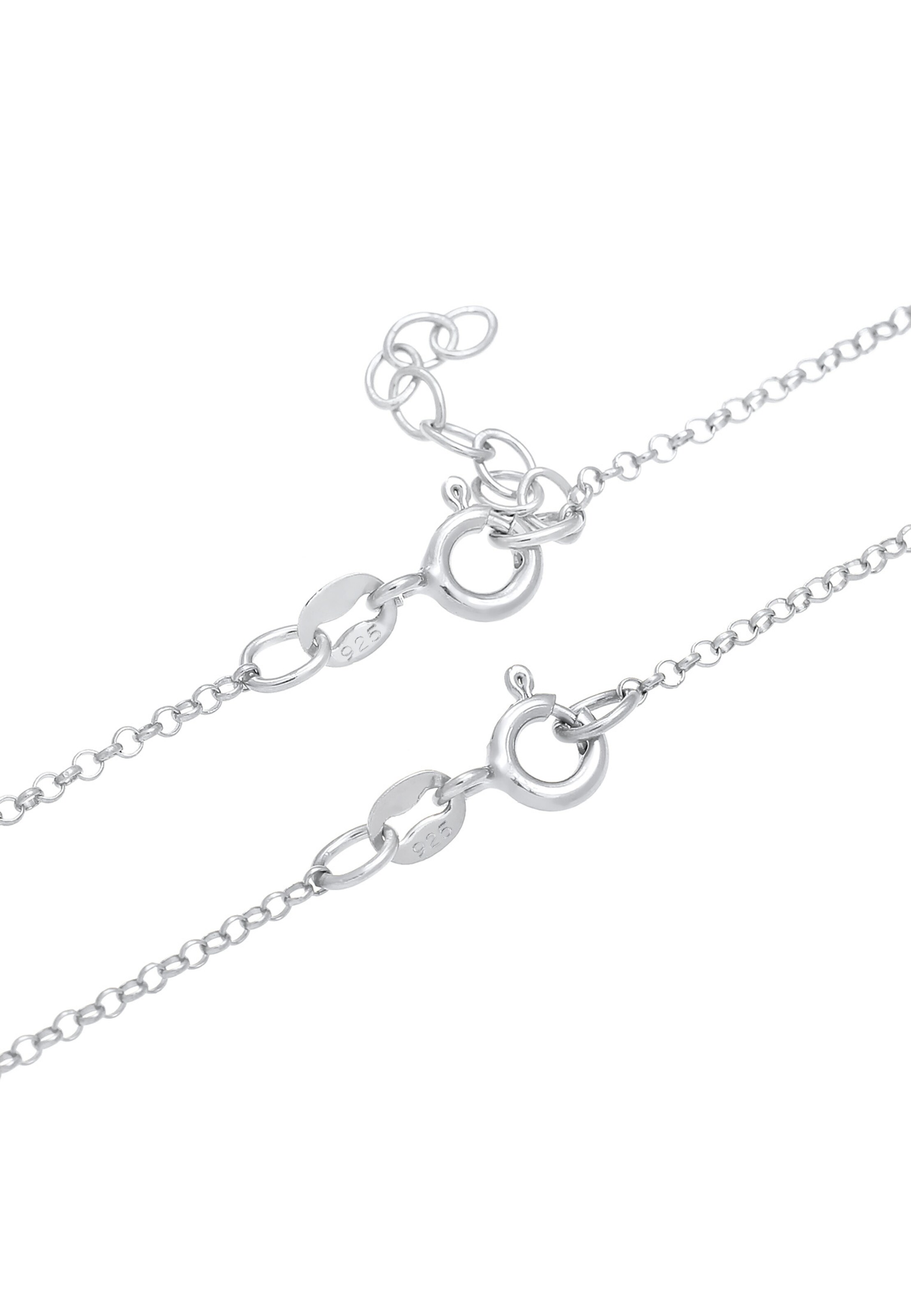 ELLI Halskette 'Lebensblume, Mutter und Kind' in Silber