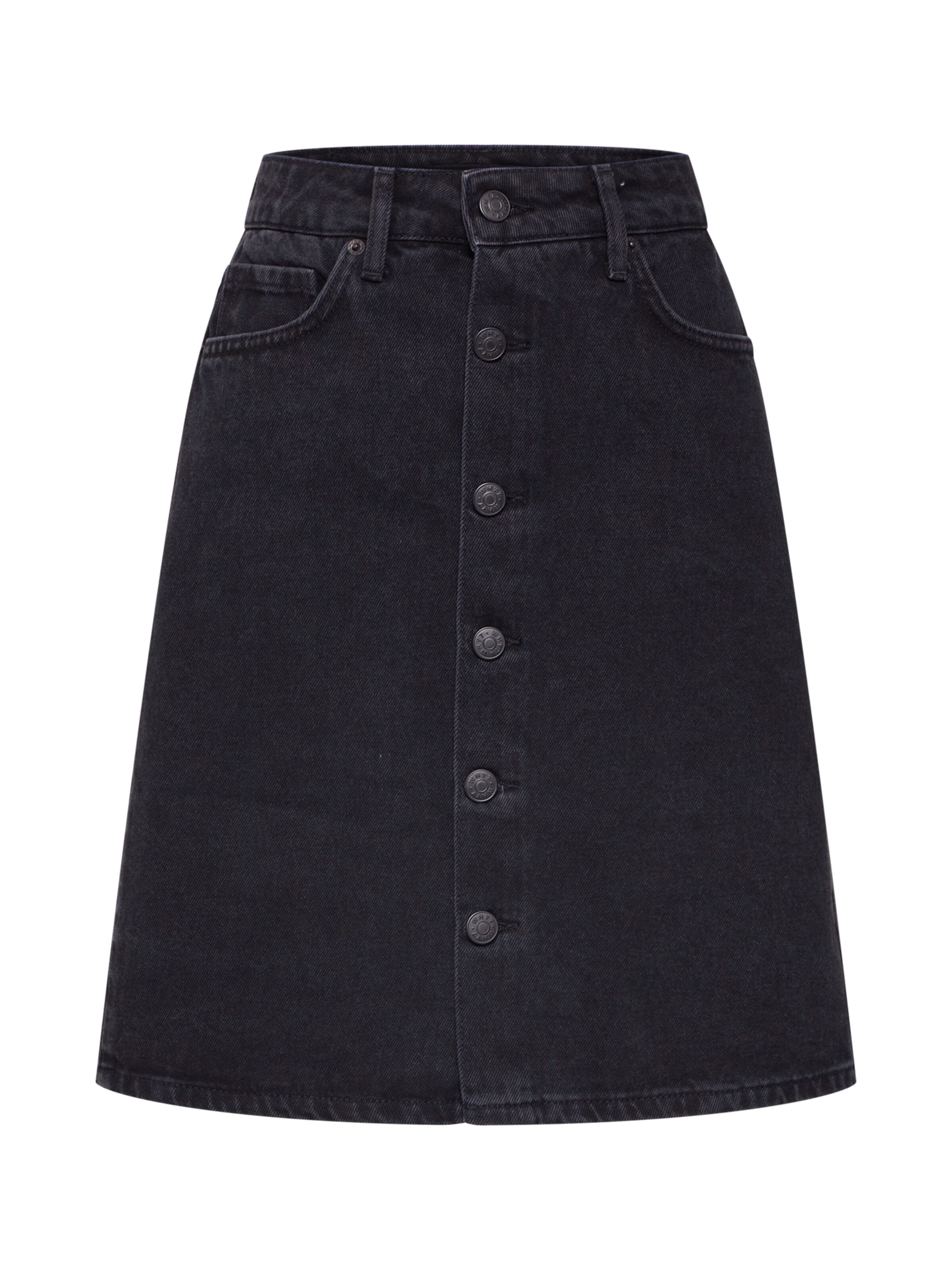 WHY7 - Rok 'DANI' in de kleur Black denim
