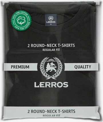 LERROS T-Shirts in Schwarz