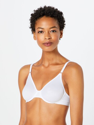 Sutien de tricou Sutien 'MICRO FUN' de la TRIUMPH pe alb: față