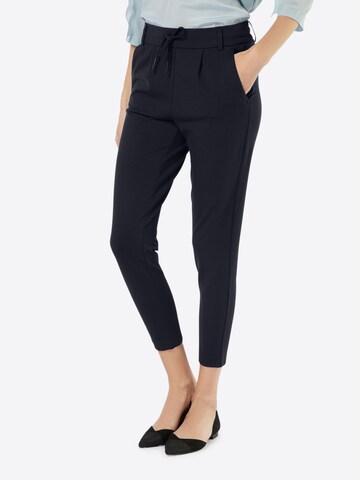 Slimfit Pantaloni con pieghe 'Poptrash' di ONLY in blu: frontale