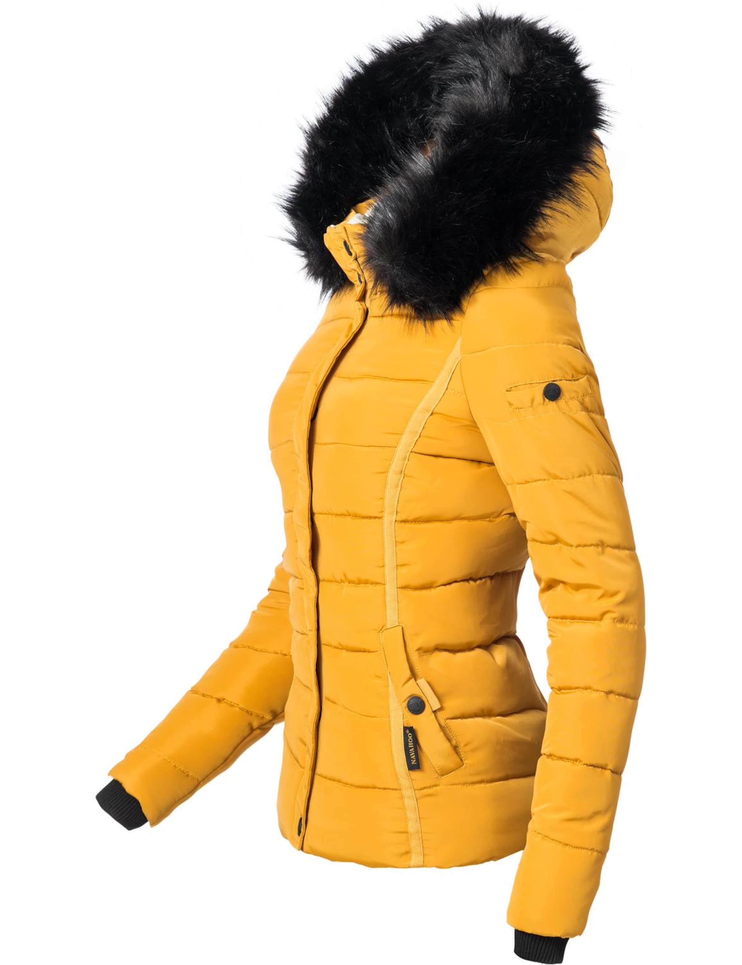 NAVAHOO Zimná bunda 'Miamor' - Žltá