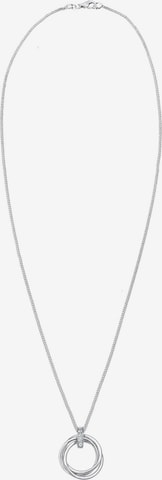 Elli DIAMONDS Ketting 'Kreis' in Zilver: voorkant