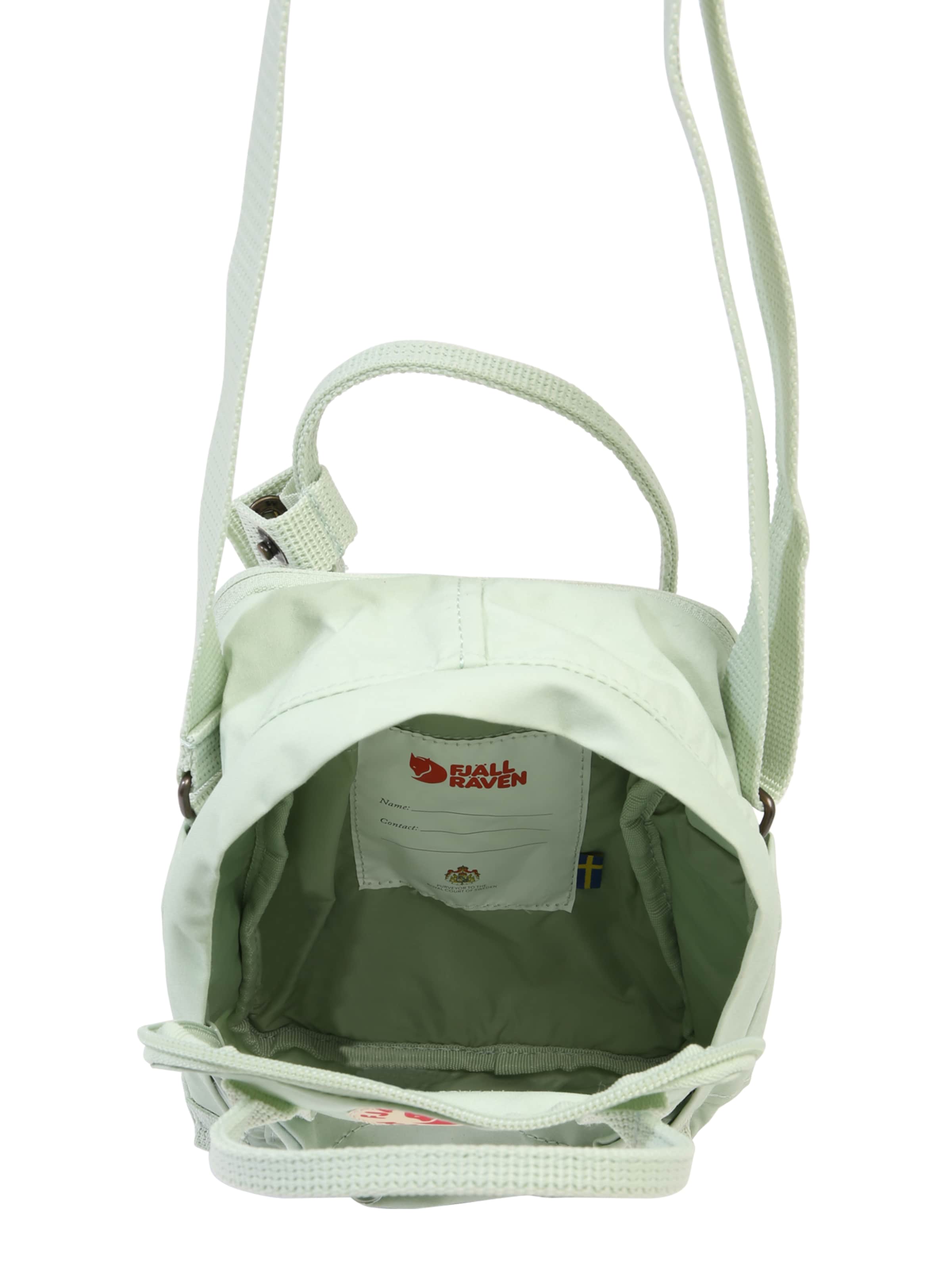 zaļš Fjällräven Pleca soma 'Kånken'
