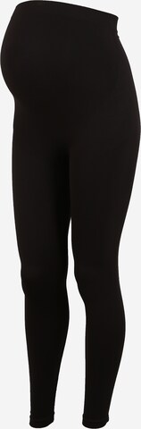 LOVE2WAIT Skinny Leggings in Black: front