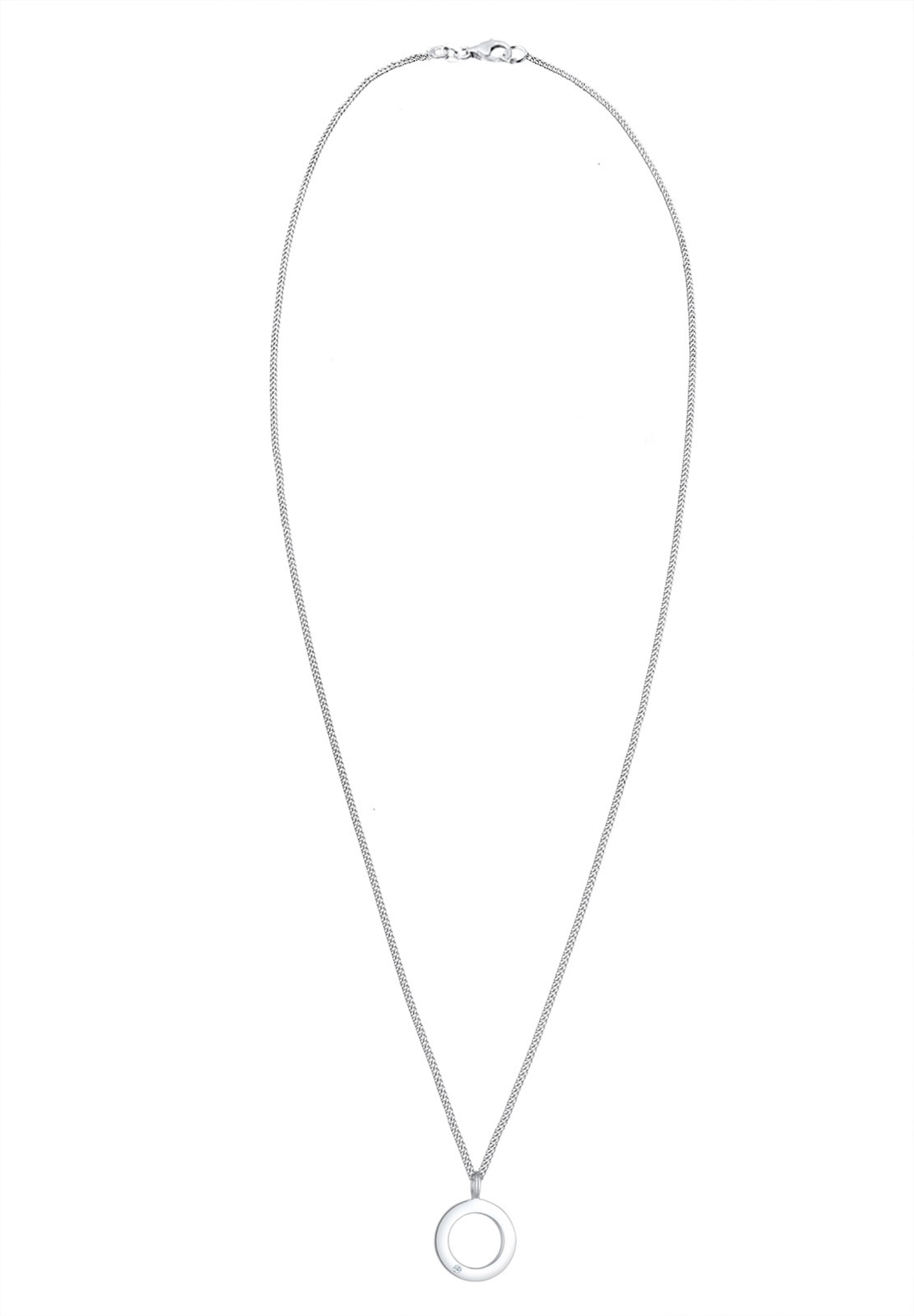 Chaîne 'Geo, Kreis' Elli DIAMONDS en argent