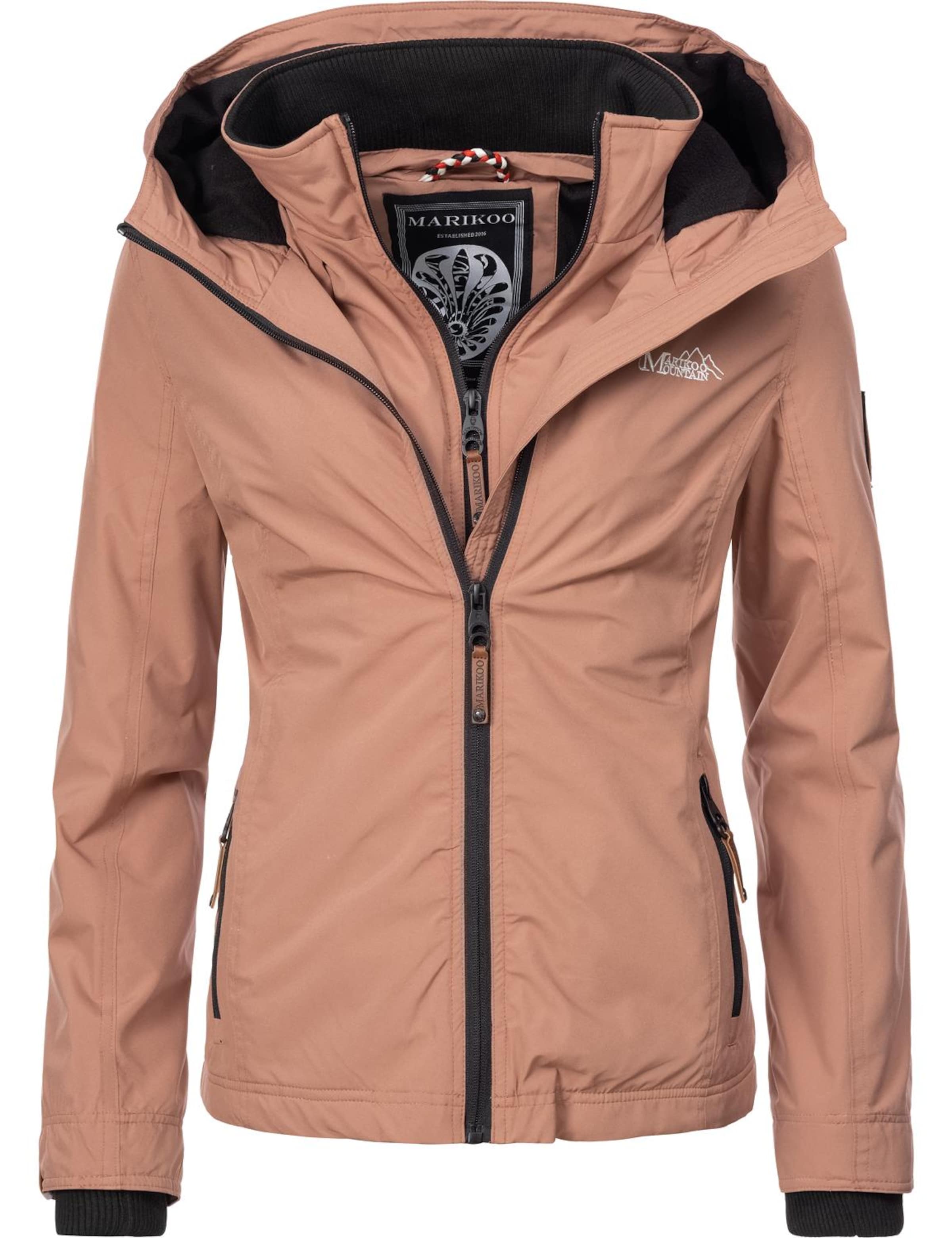 MARIKOO Funktsionaalne jope 'Erdbeere', värv roosa: eest vaates