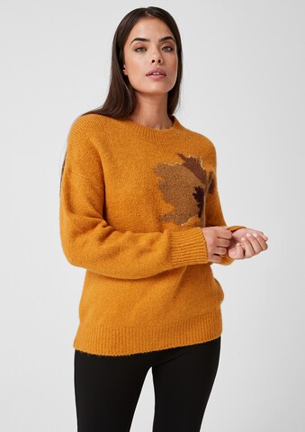 TRIANGLE Sweter w kolorze żółty: przód