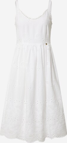 Rich & Royal - Vestido de verano en blanco: frente