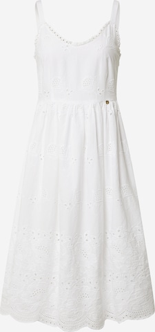 Rich & Royal Summer Dress in White: front
