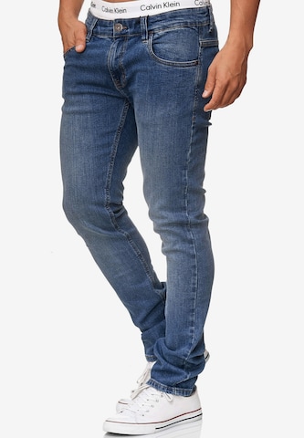 Coupe slim Jean 'Texas' INDICODE JEANS en bleu