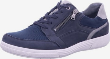 WALDLÄUFER Athletic Lace-Up Shoes in Blue: front