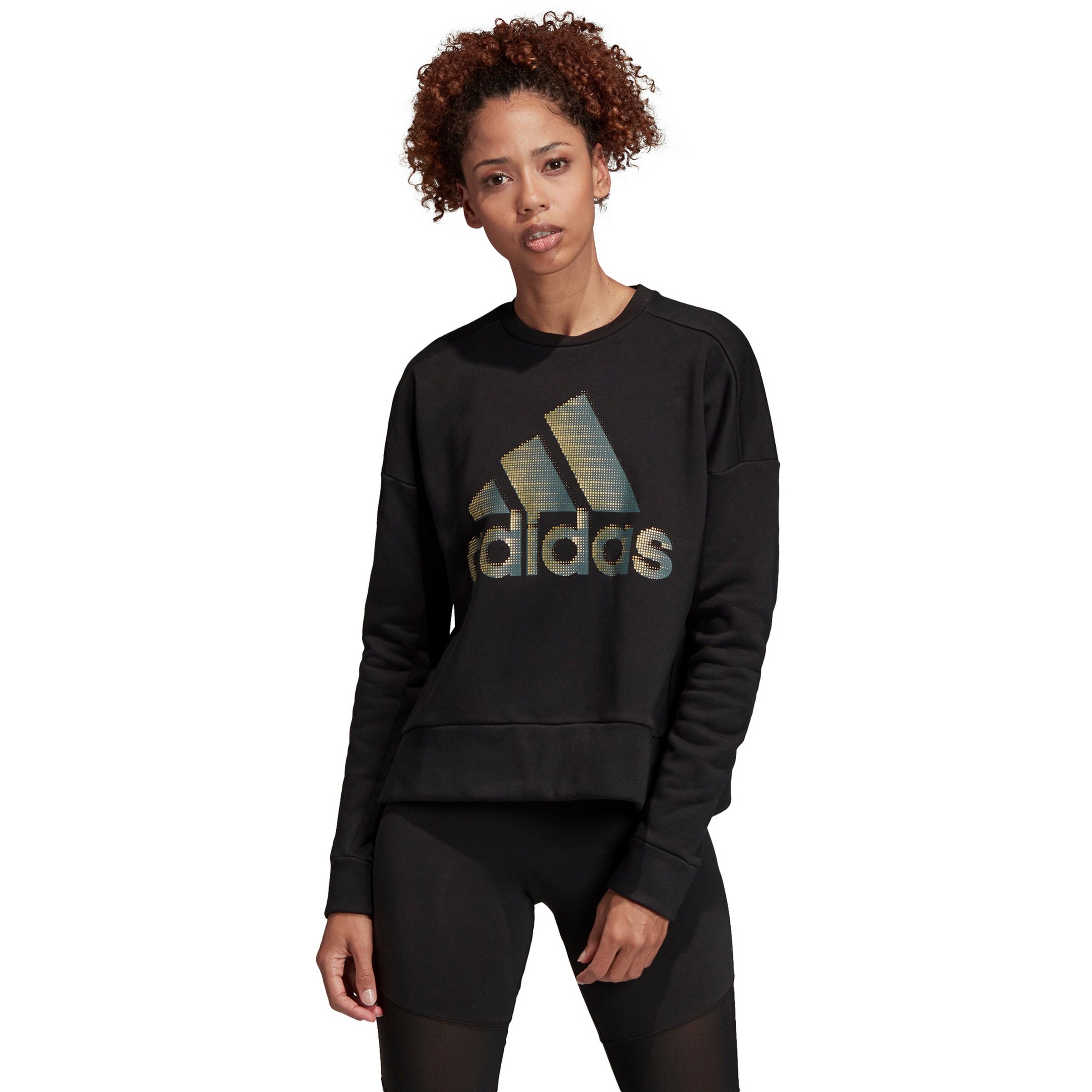 ADIDAS SPORTSWEAR Sportsweatshirt in Schwarz: Vorderseite