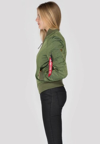 ALPHA INDUSTRIES Átmeneti dzseki 'MA-1 TT' - zöld