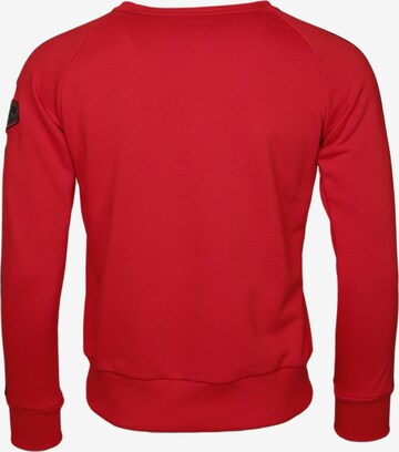 TOP GUN Sweatshirt ' Streak ' in Rood