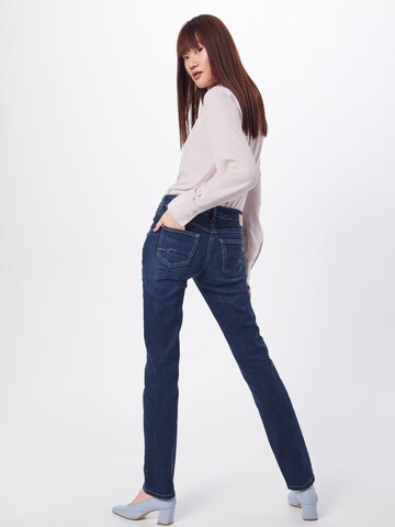 MAC Slimfit Jeans 'Angela' in Blau: zadná strana