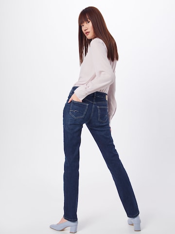 MAC Slimfit Jeans 'Angela' in Blauw: terug