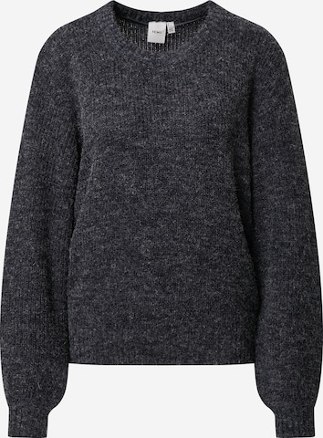 ICHI Pullover 'NOVO' in Grau: predná strana