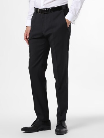 ROY ROBSON Regular Pleated Pants in Grey: front